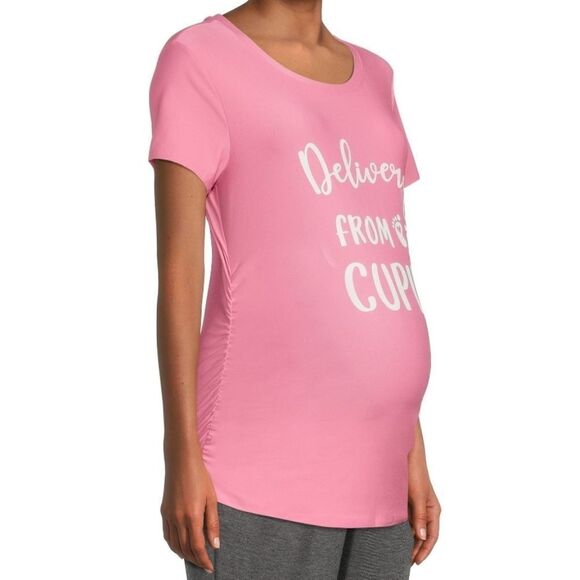 NEW MATERNITY "Delivery From Cupid" Graphic T-Shirt size M and L - Picture 4 of 7